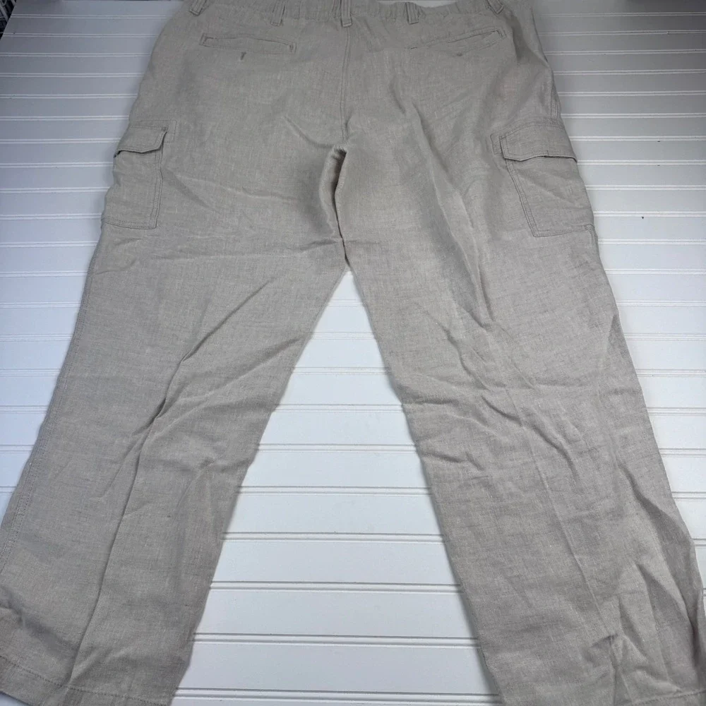 Caribbean Men's 50x32 Linen Pants